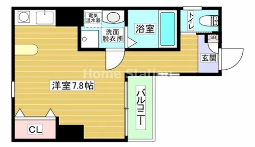 ボナールIZUMI【3階】の間取り