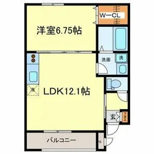 ルシクラージュ【3階】の間取り