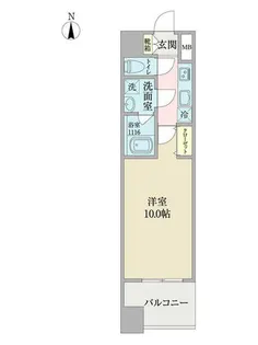 ヴィルクレア桜山【0709号室】の間取り