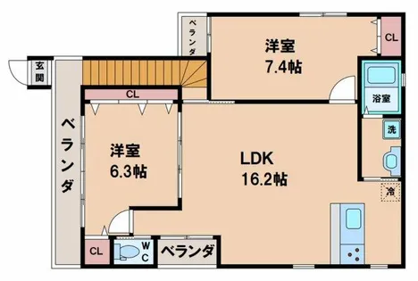 Wille【2階】の間取り