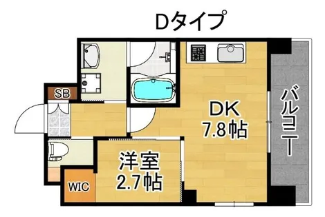 エセリアル清水丘【9階】の間取り