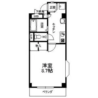 クオーレ前山【3階】の間取り