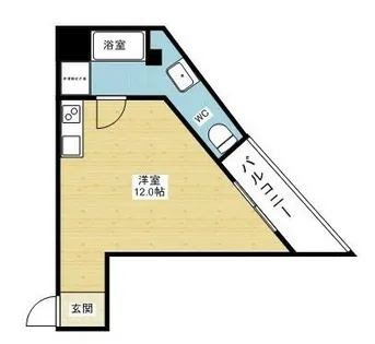 是空JYUSO【3階】の間取り