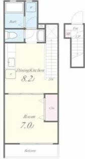 メゾンアイリスⅡ【2階】の間取り