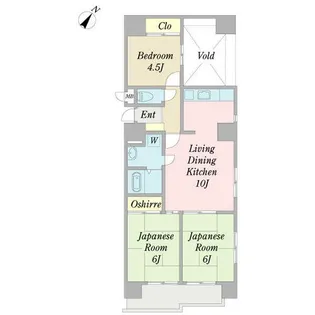 ユーハウス六番町【9階】の間取り