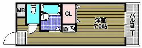 ラベレッツア和泉中央【3階】の間取り