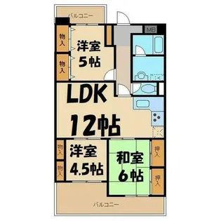 シティコーポ千代田【9階】の間取り