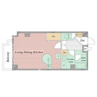 ラヴィアンムロガ【4階】の間取り