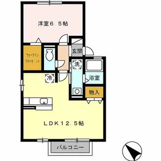 オルランシア【2階】の間取り