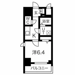 エスリード名古屋STATION WEST【4階】の間取り