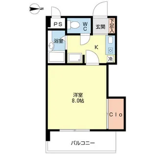 ロイヤル楠元【0403号室】の間取り
