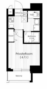 SK南森町【10階】の間取り