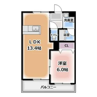 グレースコート神戸【2階】の間取り