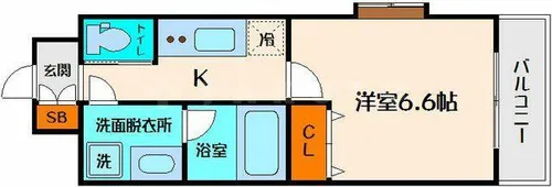 アリビオ江坂垂水町【3階】の間取り