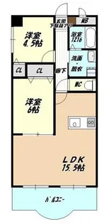 伊藤ハイツ【301号室】の間取り