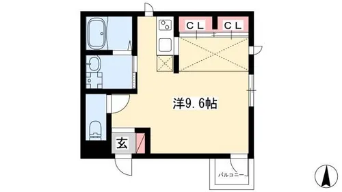 RadIAnce庄内通【3階】の間取り