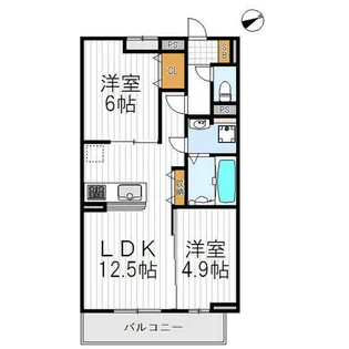 レジデンス今川【2階】の間取り