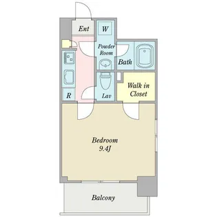 プロシード瑞穂【0701号室】の間取り