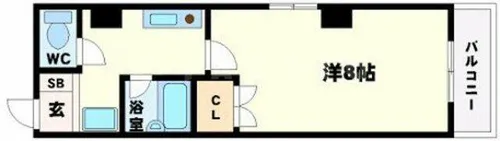 グランヴェルデ緑地【1階】の間取り