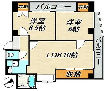 天神プラザ【4階】の間取り