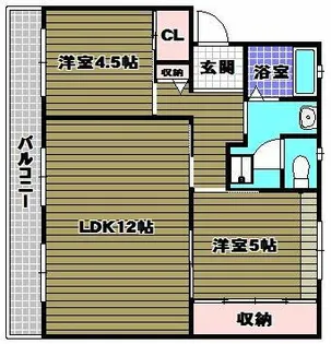 ヴィラナリー狭山10号棟【1階】の間取り