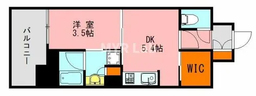 福岡県福岡市博多区博多駅南3丁目【マンション】の間取り