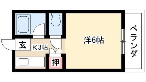 第5ラインビル【3階】の間取り