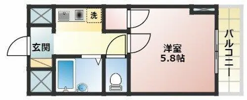 アビリティ塩屋【3階】の間取り