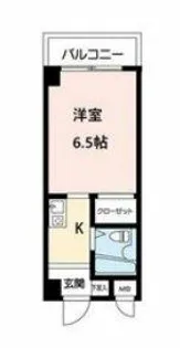 サクセス本多聞【4階】の間取り