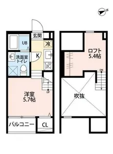 プレンフルIII【103号室】の間取り