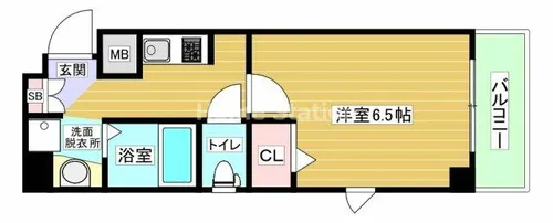 大阪府大阪市福島区玉川2丁目【マンション】の間取り