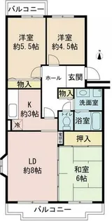 コーポラスK&T【2階】の間取り