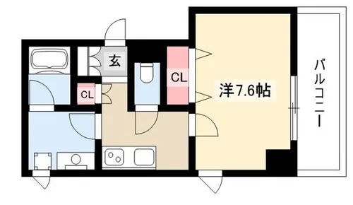 REGARO KANAYAMA Sta.【502号室】の間取り