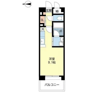プラセール野芥【0405号室】の間取り