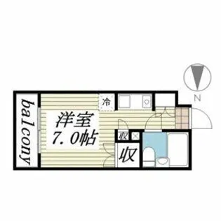 メゾン・ド・ラパン【105号室】の間取り