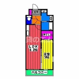 MODERNPALAZZO博多SUR【11階】の間取り
