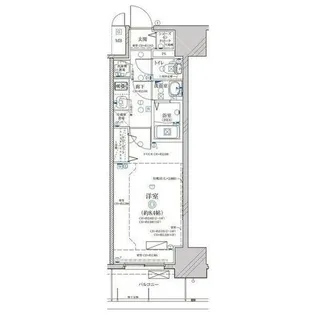 ディアレイシャス浅間町【8階】の間取り