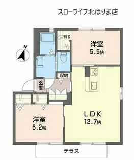ビラ 南山【1階】の間取り