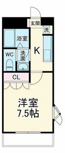 大阪府大阪市淀川区三国本町2丁目【マンション】の間取り