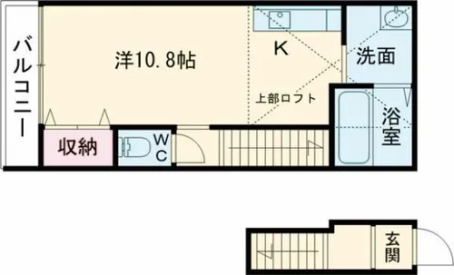 ラ・テラス和泉府中【2階】の間取り