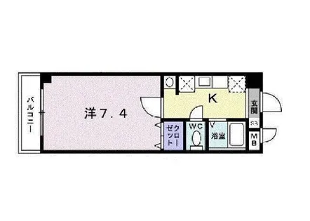 メゾン リーヴ【1階】の間取り