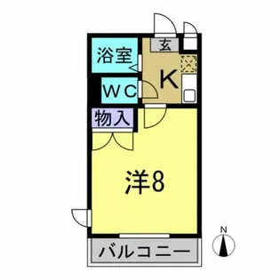 サニーテラス富貴ノ台Ⅰ【1階】の間取り