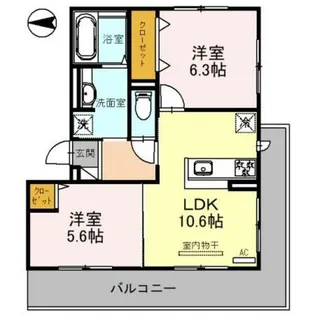 Droom嵯峨嵐山【2階】の間取り