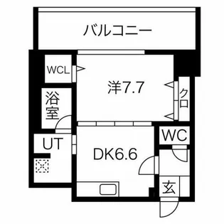 さくらHills NISHIKI Platinum Residence【12階】の間取り