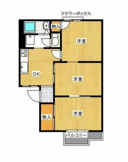 アーバンハウス気噴【202号室】の間取り