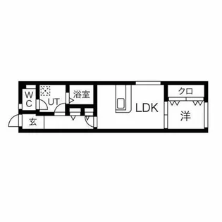 LeGioie岩倉Ⅱ【1階】の間取り