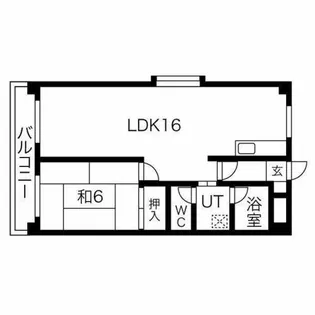 メゾンソシアル【1階】の間取り