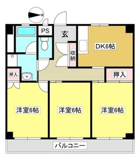 MICOTT【203号室】の間取り