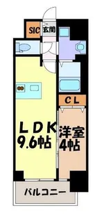 プレサンス今池駅前フェルディノ【3階】の間取り
