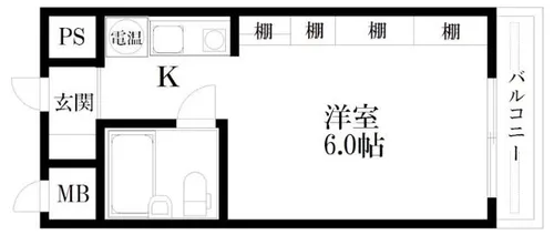 メネダス【2階】の間取り